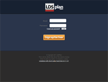 Tablet Screenshot of ldsplan.com